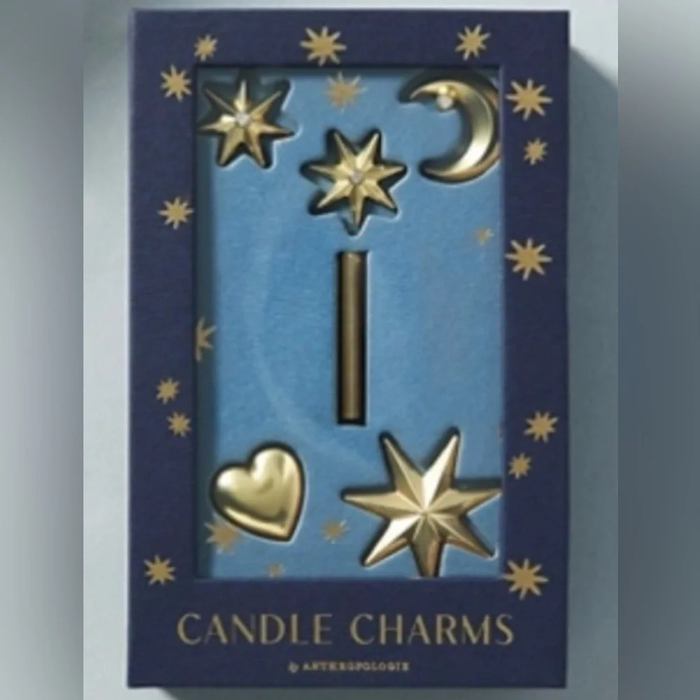Anthropologie Monogram Initial “I” Candle Charm NEW